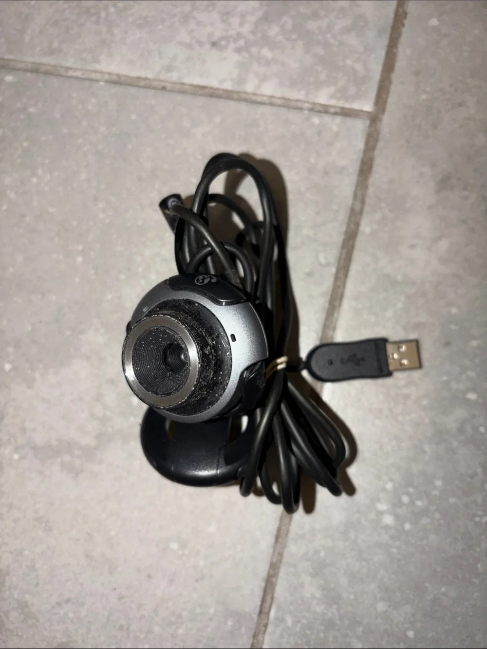 USB Desktop Webcam - Black and Silver microsoft lifecam vx 3000 throwback y2k